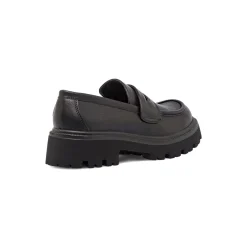 Mocassini loafer neri da Donna Lora Ferres