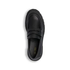 Mocassini loafer neri da Donna Lora Ferres