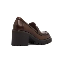 Mocassini marroni da Donna con tacco 5 cm Lora Ferres