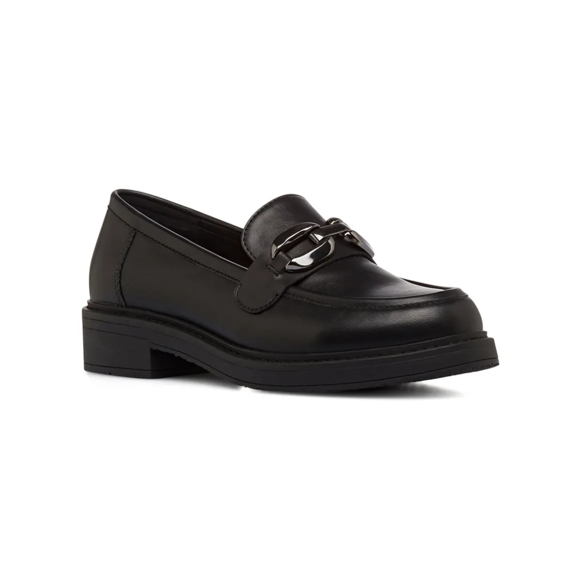 Mocassini neri da Donna con dettaglio catena Swish Jeans