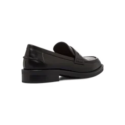 Mocassini neri da Donna con mascherina penny loafer Swish Jeans