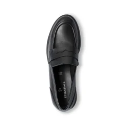 Mocassini neri in pelle da donna P Essentials