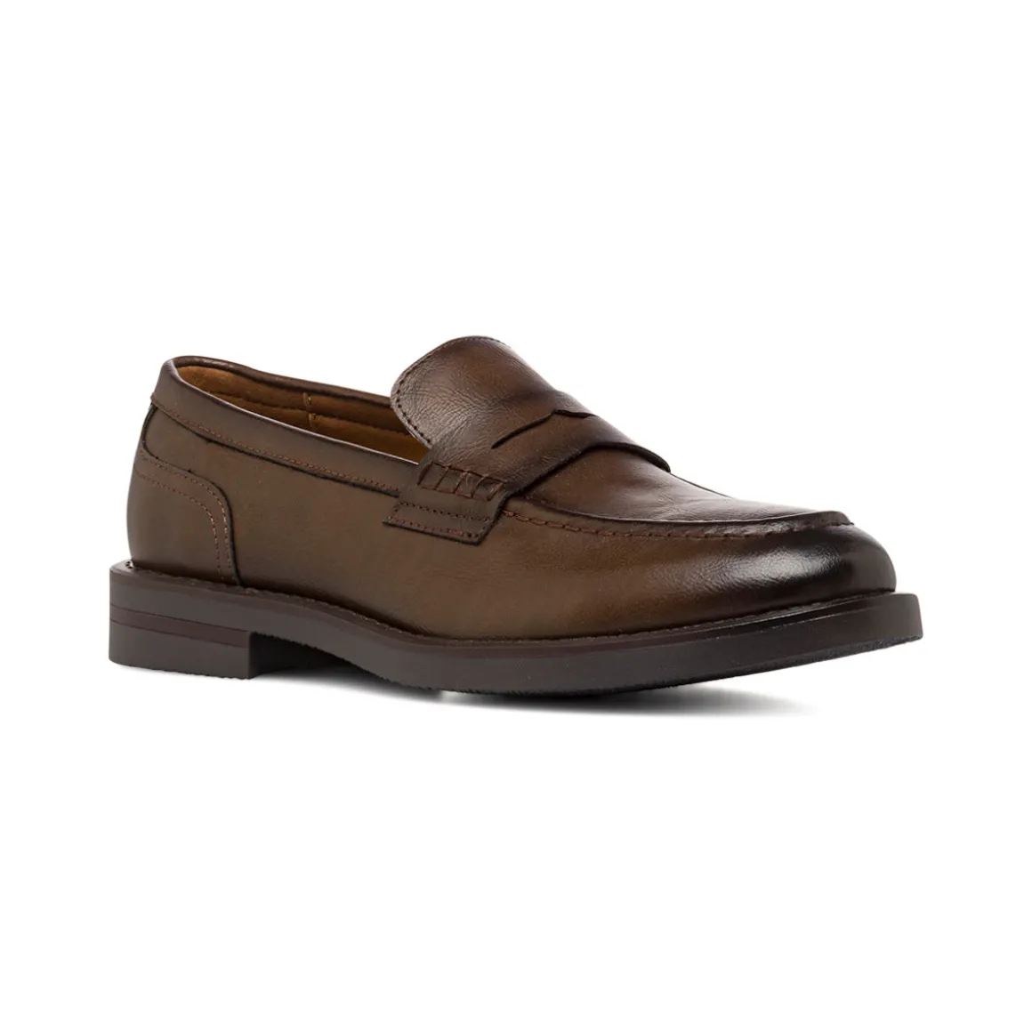 Mocassini Penny Loafer marroni da Uomo in similpelle Riflessi Urbani