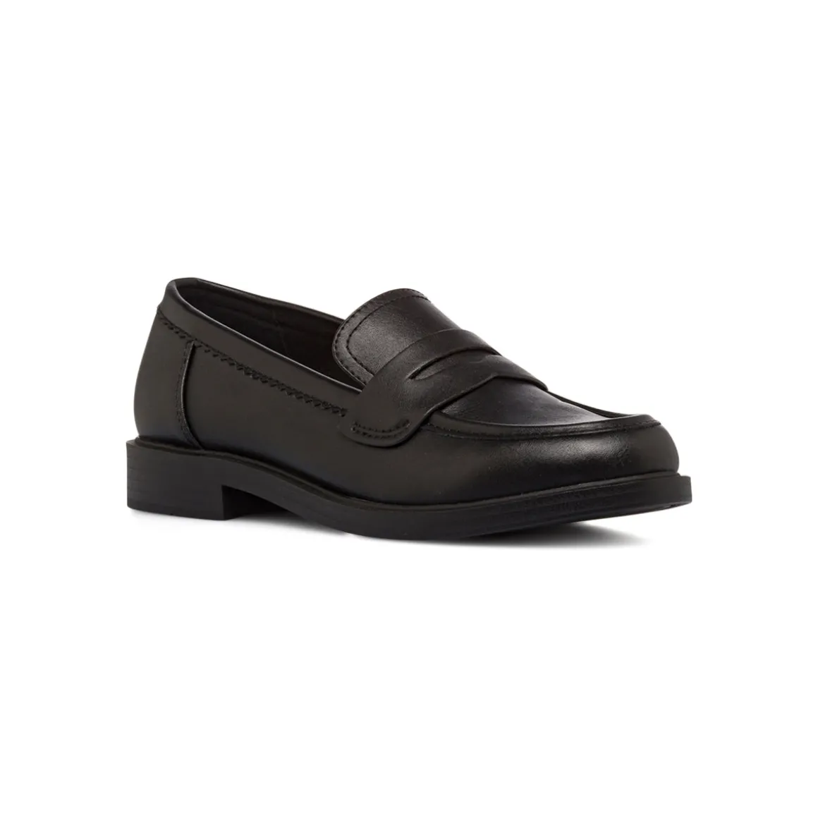 Mocassini penny loafer neri da Donna Lora Ferres