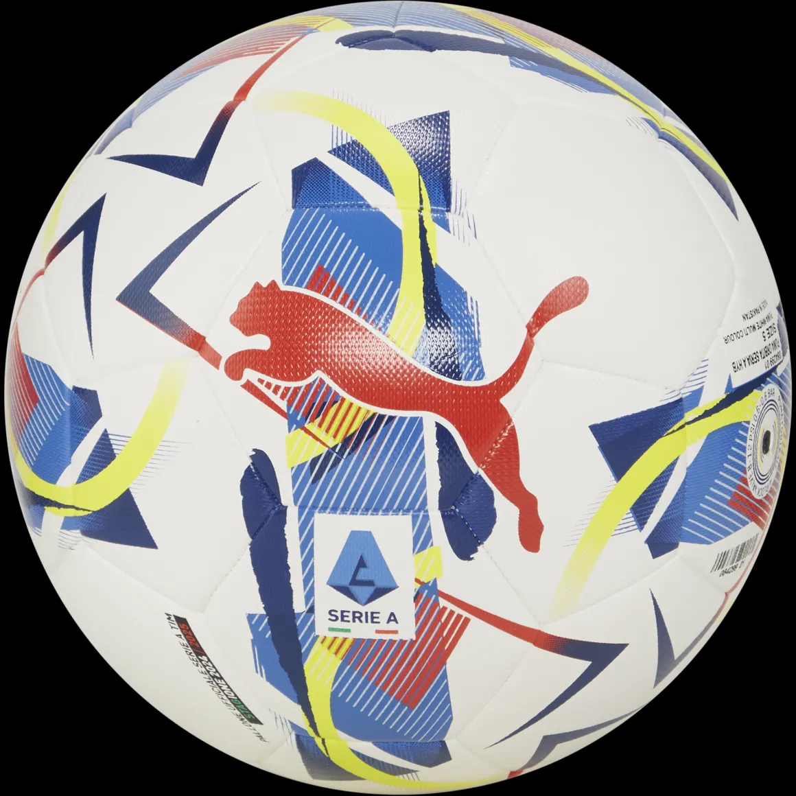 Pallone da calcio bianco blu e rosso Puma Serie A Orbita