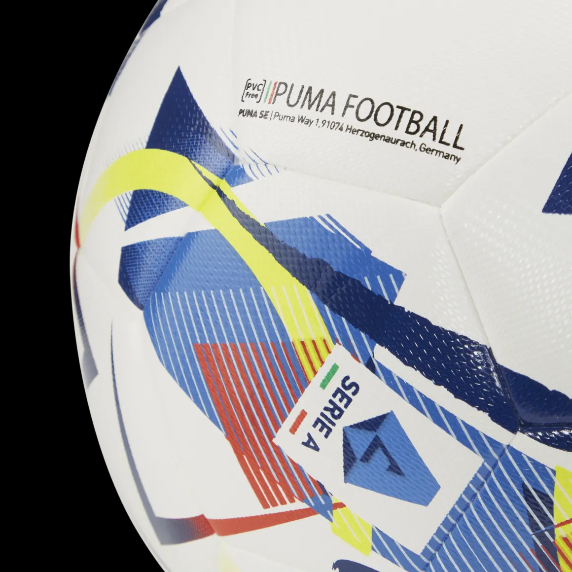 Pallone da calcio bianco blu e rosso Puma Serie A Orbita