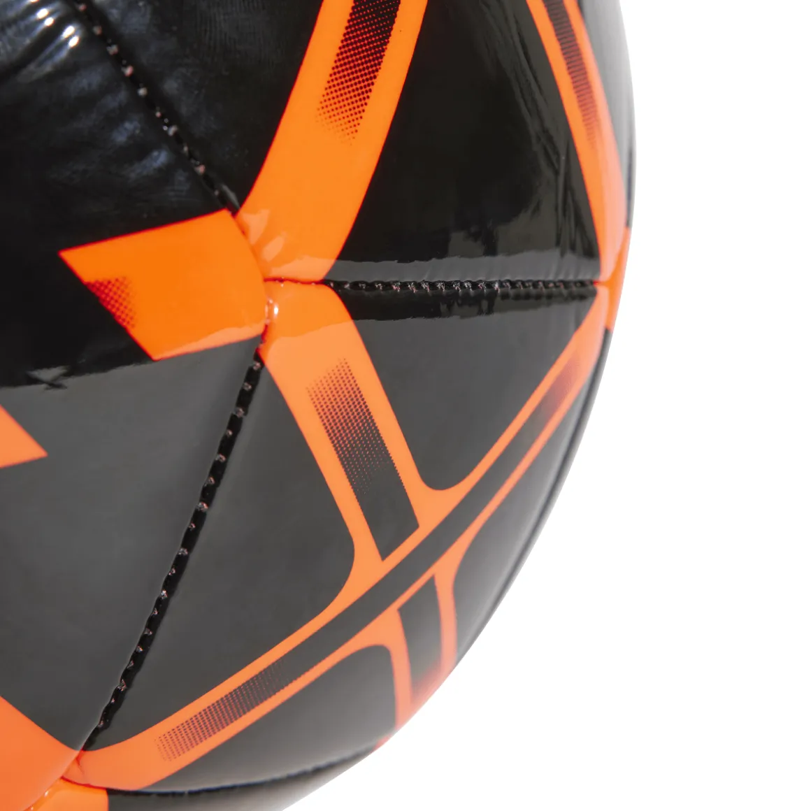 Pallone da calcio nero e arancione adidas Starlancer Club