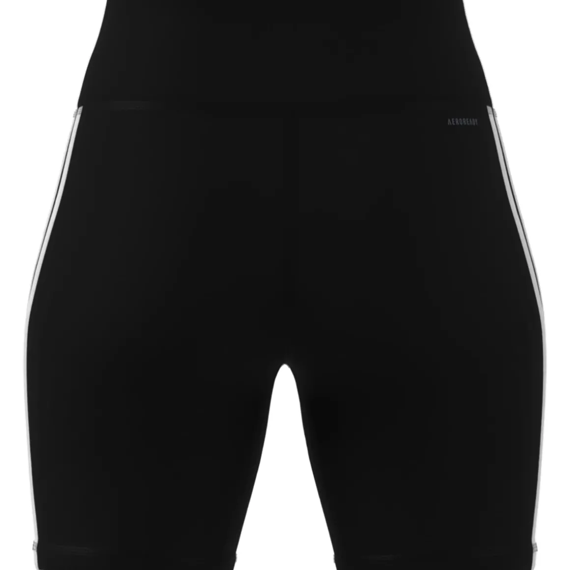 Pantaloncini da donna neri con dettaglio strisce laterali adidas