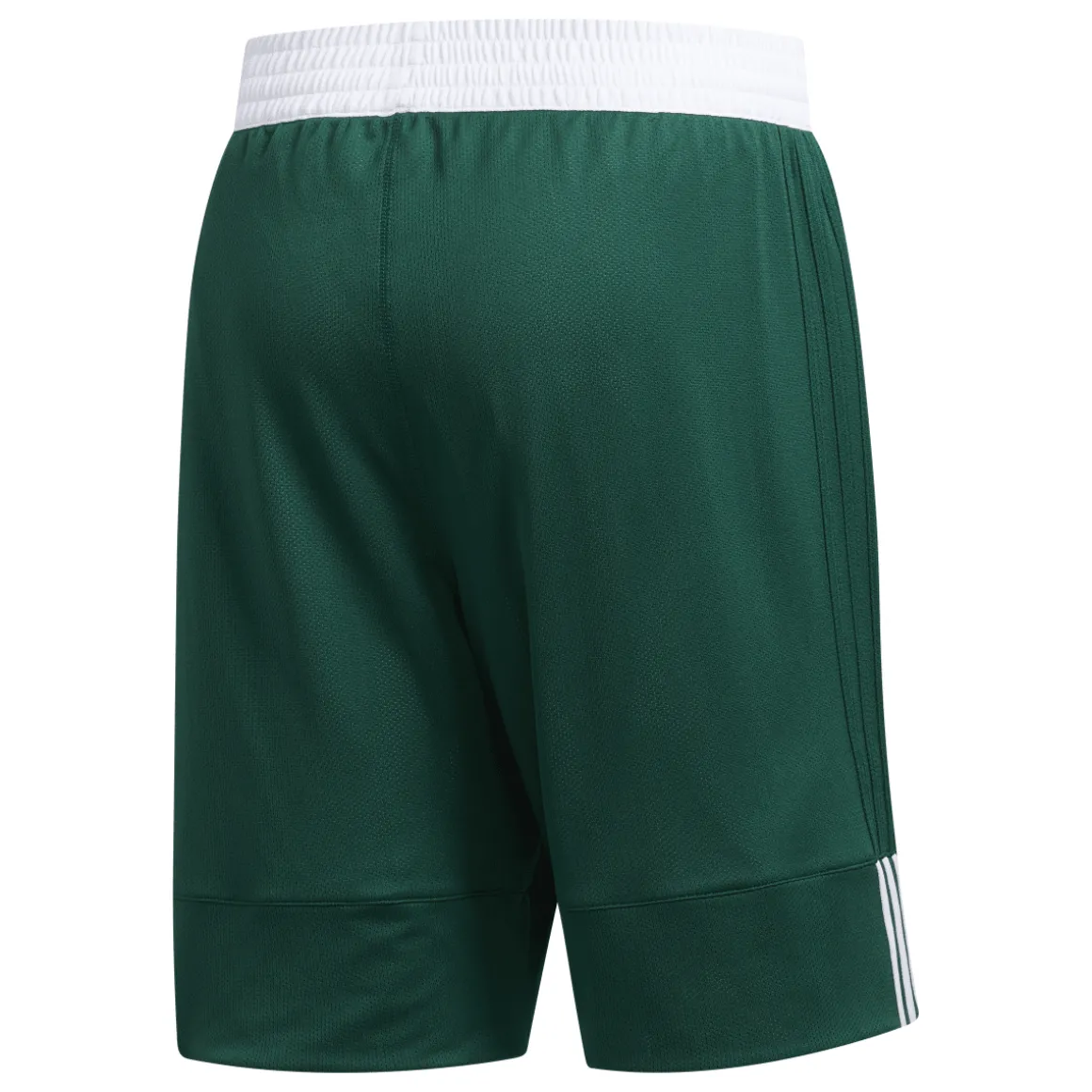 Pantaloncini Shorts sportivi da Uomo verdi e bianchi con logo adidas