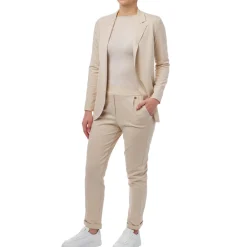 Pantaloni beige da completo da donna Swish Jeans