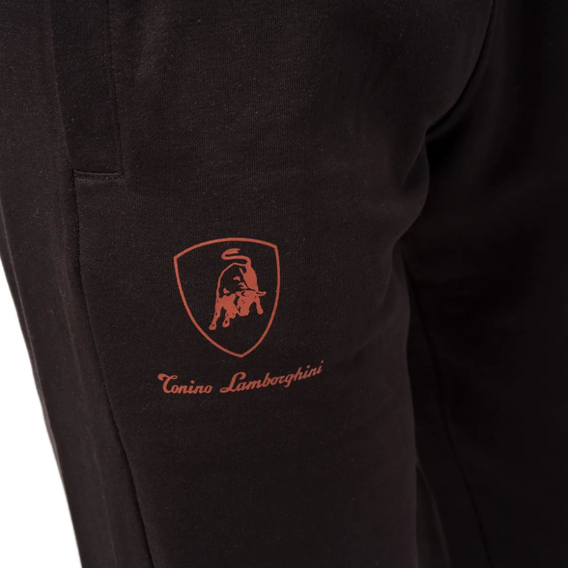 Pantaloni da joggin neri con logo Tonino Lamborghini