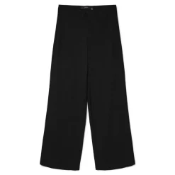 Pantaloni in tessuto morbido ampi neri da Donna Vero Moda