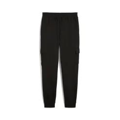Pantaloni jersey neri da Uomo Puma ESS No. 1 Logo
