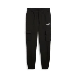 Pantaloni jersey neri da Uomo Puma ESS No. 1 Logo