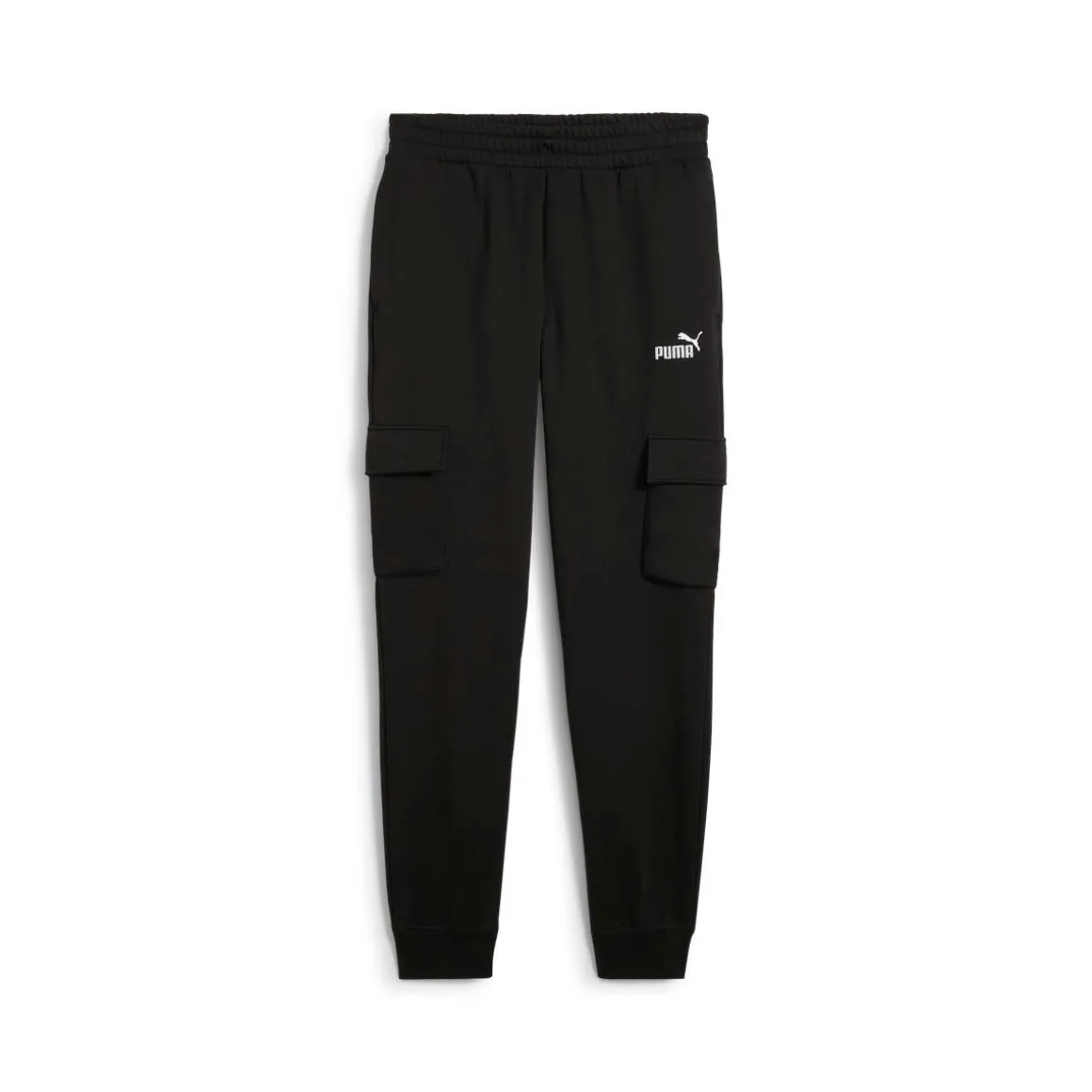 Pantaloni jersey neri da Uomo Puma ESS No. 1 Logo