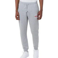 Pantaloni Jogger da Uomo Grigi con Stampa e Vita Elasticizzata Canada Trail