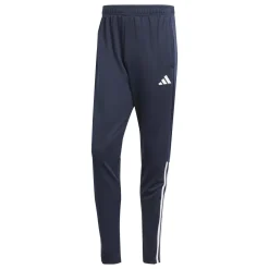 Pantaloni joggers blu da uomo con strisce bianche adidas Sereno