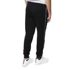Pantaloni joggers neri da uomo con fettuccia logata Ducati Corse