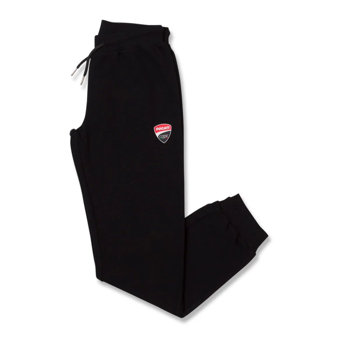 Pantaloni joggers neri da bambino con badge Ducati Corse