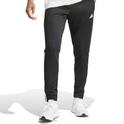 Pantaloni joggers neri da uomo con strisce bianche adidas Sereno