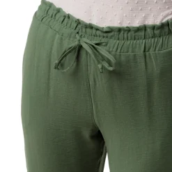 Pantaloni Leggeri Verdi da Donna con Coulisse in Vita Swish Jeans