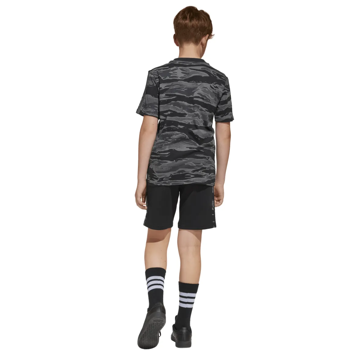 Pantaloni neri da Bambino con bande laterali J CAMO adidas