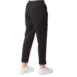 Pantaloni neri da donna con vita elasticizzata Swish Jeans