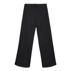 Pantaloni neri gessati in tessuto morbido da Donna Vero Moda