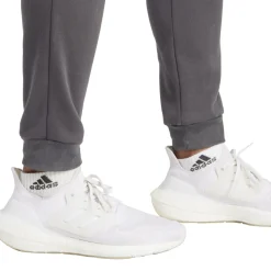 Pantaloni sportivi da uomo grigi adidas con vita elasticizzata
