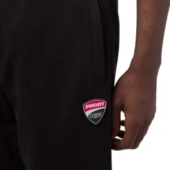 Pantaloni sportivi neri da Uomo con logo e vita elasticizzata Ducati Corse