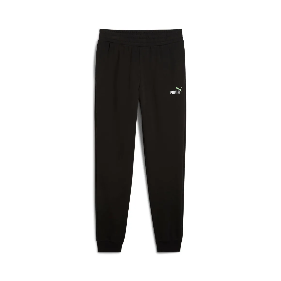 Pantaloni sportivi neri da Uomo con logo frontale in contrasto Puma
