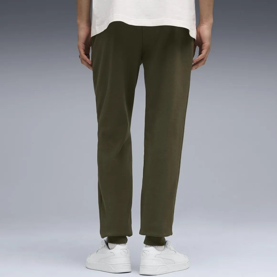 Pantaloni tuta verde militare con tasche da Uomo Puma