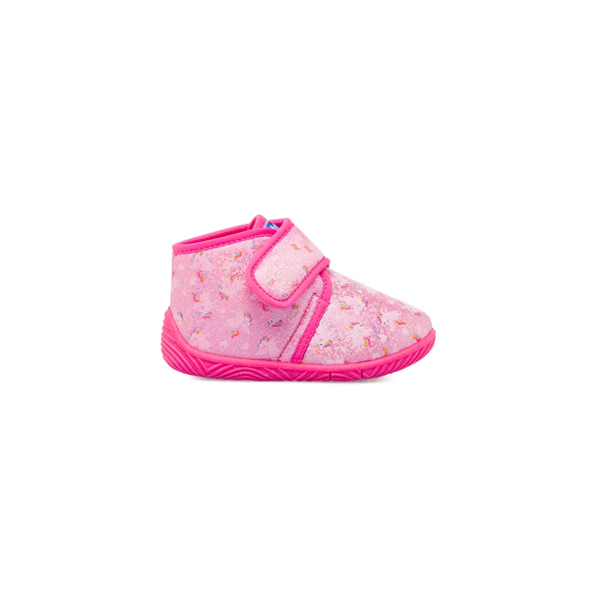 Pantofole antiscivolo da bambina rosa con fantasia unicorno Chicco