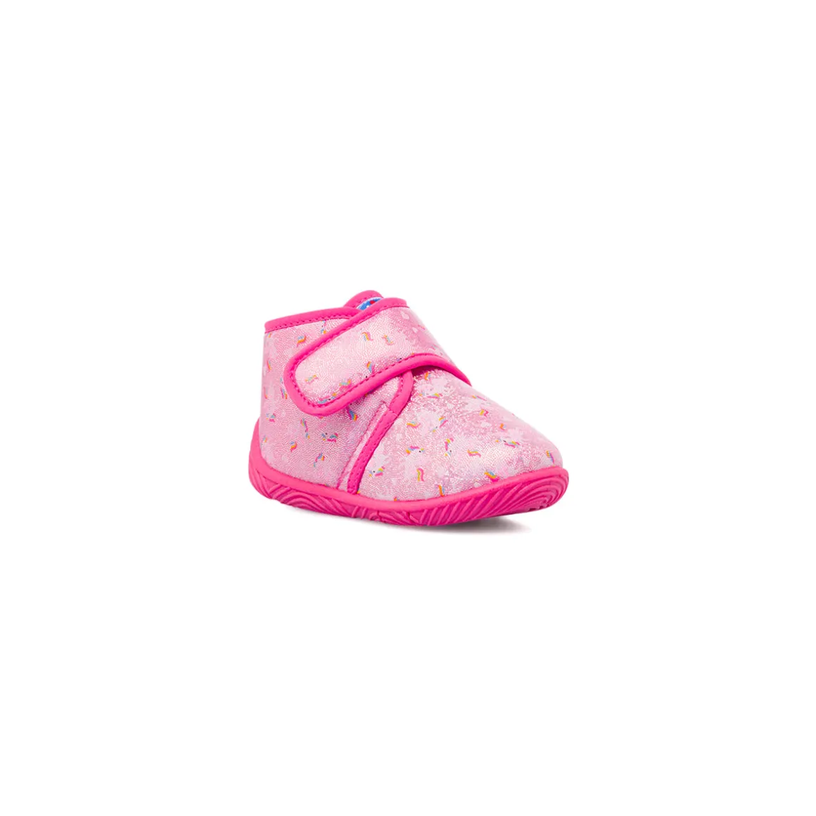 Pantofole antiscivolo da bambina rosa con fantasia unicorno Chicco