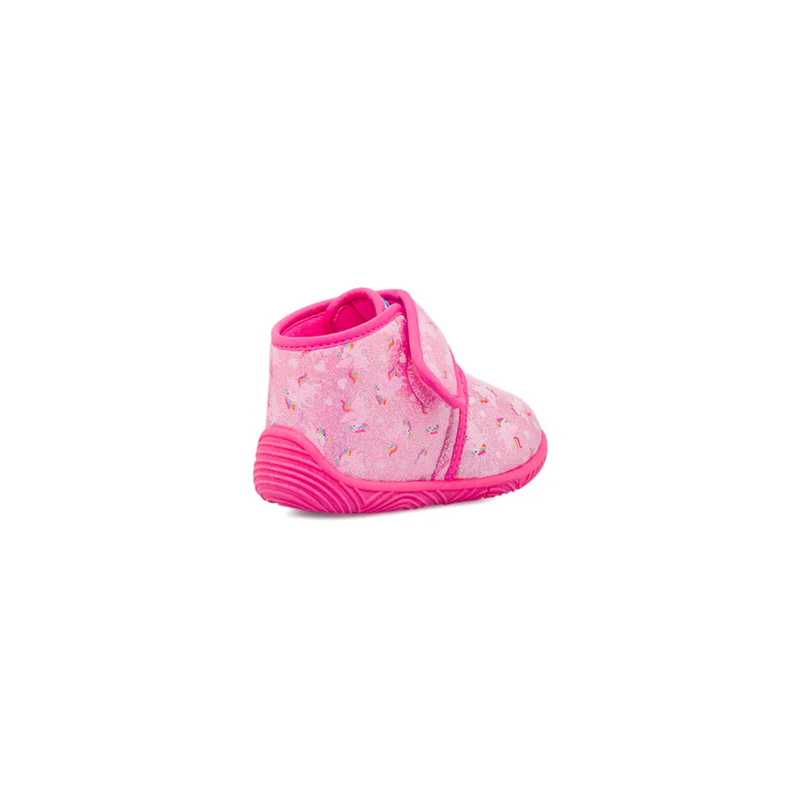 Pantofole antiscivolo da bambina rosa con fantasia unicorno Chicco