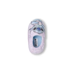 Pantofole Antiscivolo lilla da Bambina con glitter Stitch
