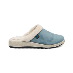 Pantofole azzurre da donna con colletto imbottito Fly Flot