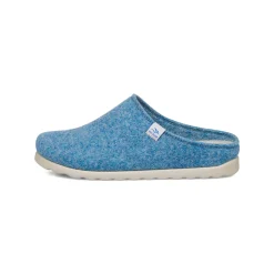 Pantofole azzurre da Donna in tessuto Fly Flot