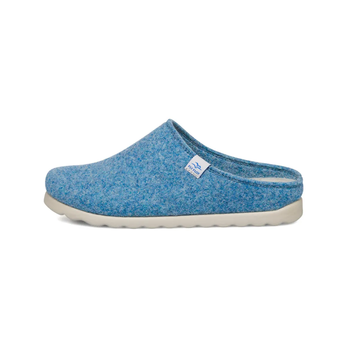 Pantofole azzurre da Donna in tessuto Fly Flot