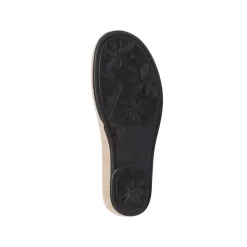 Pantofole beige da Donna con farfalla e strass decorative Stilrosa
