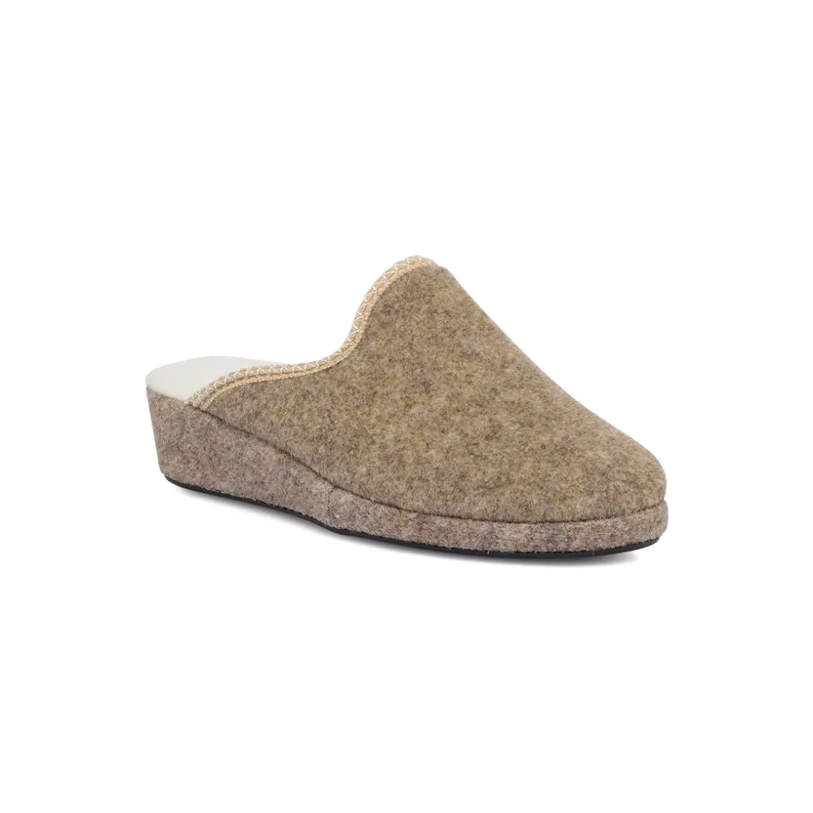 Pantofole beige da Donna con suola in gomma Stilrosa