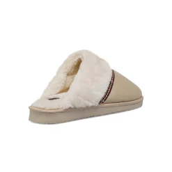 Pantofole beige da Donna con pelliccia sintetica Lora Ferres