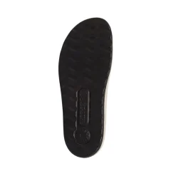 Pantofole blu da donna con cinturino bianco e fibbia Fly Flot