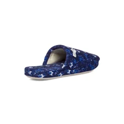 Pantofole blu da Donna con fiocco De Fonseca