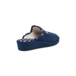 Pantofole blu da Donna con dettaglio cuoricini Stilrosa