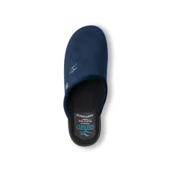 Pantofole blu da donna con sottopiede anatomico Fly Flot