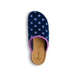 Pantofole blu da Donna Inblu con pois