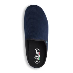 Pantofole blu da uomo con sottopiede anatomico Fly Flot