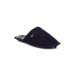 Pantofole blu da Uomo in tessuto a coste Griff