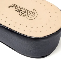 Pantofole blu scuro da donna con sottopiede in pelle Stilrosa